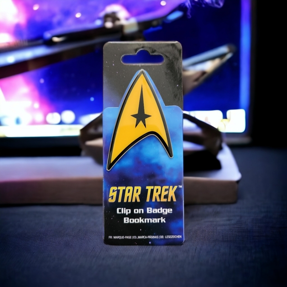 Star Trek Federation Badge Metal Clip Bookmark